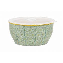 Bol de gres con tapa de silicona de 1100 ml