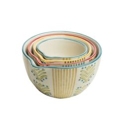 Juego de tazas medidoras ceramica de gres