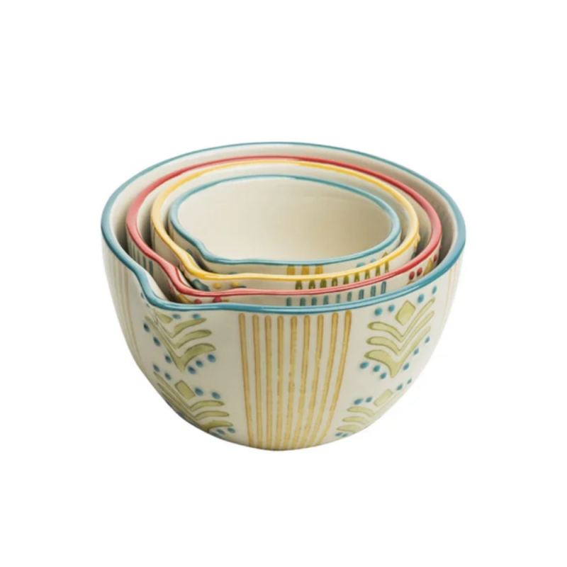 Juego de tazas medidoras ceramica de gres