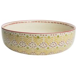 Bol ceramica de gres 4L y 30cm x 10 cm alto