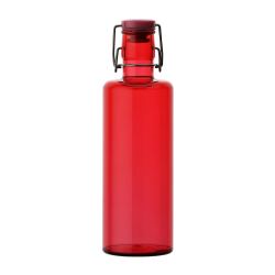 Botella de agua de 1L roja