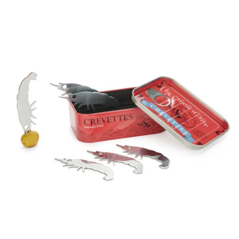 Set tenedores para aperitivos gambas - 6 unidades