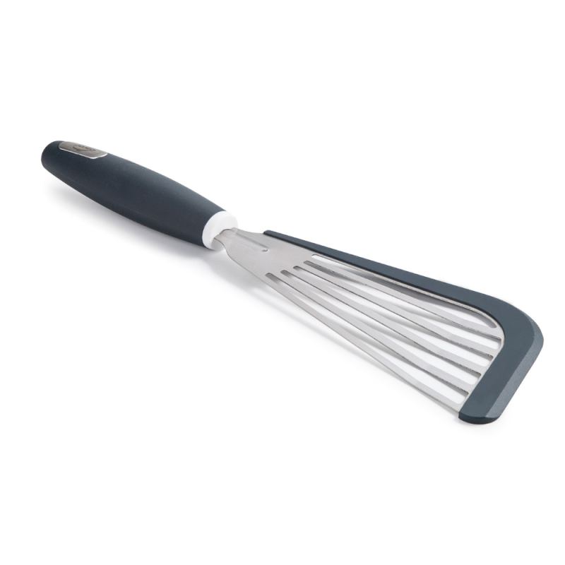 Espátula para pescado con borde de silicona