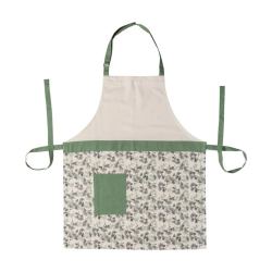 Delantal de cocina de algodón - diseño de hojas
