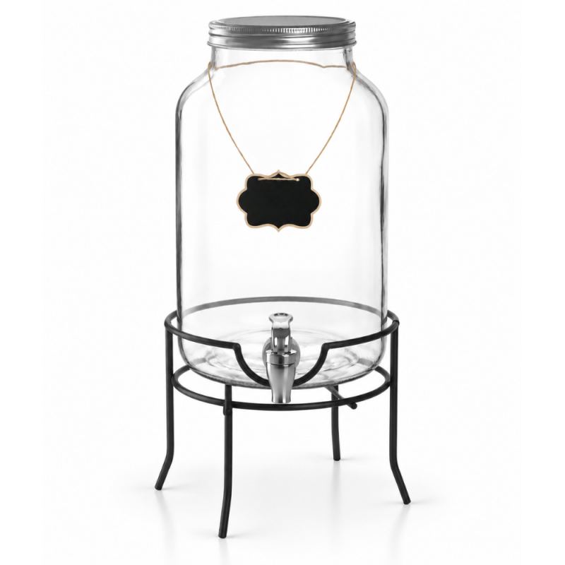 Jarra dispensadora de bebidas con soporte