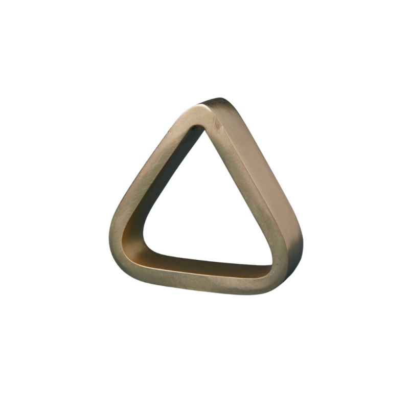 Servilletero triangular dorado