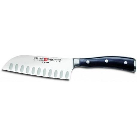 Cuchillo Santoku Wüsthof Classic Ikon 17cm Alveolado