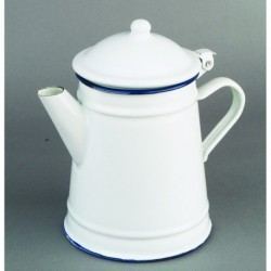 Cafetera Esmaltada Blanca