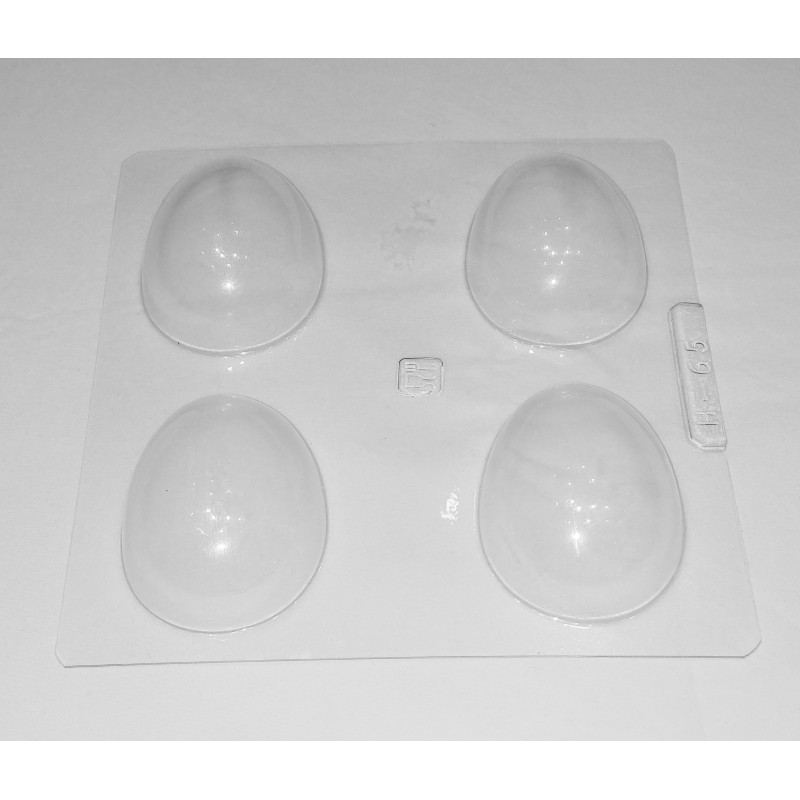 Grande 3D Moldes para Chocolate Silicona 6 Unidades Huevos de Pascua 32x19x3cm Cada uno Dimensiones 10x7cm 