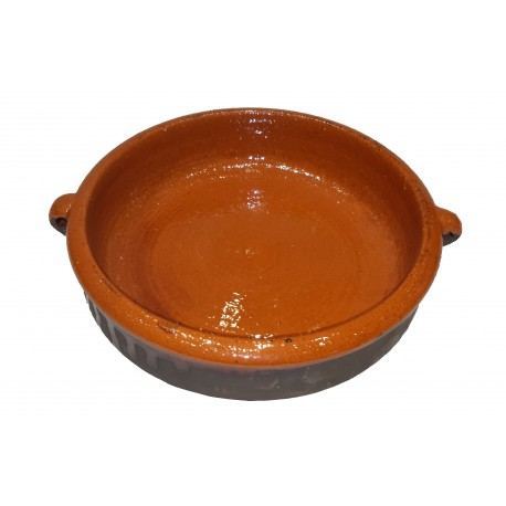 Cazuela Baja De Barro Diámetros 19 22 25 28 31 35 38 Y 42 Cm