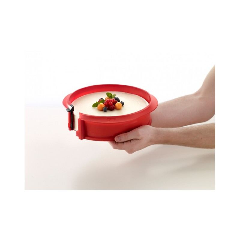 Molde Bizcocho Redondo 23 Cm Desmontable Con Plato Ceramico con