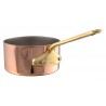 Cazo de cobre e inox con mango de bronce de 9 cm. de diámetro.