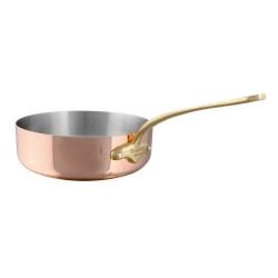 Sauté de Cobre con Mango de Bronce 24 cm.