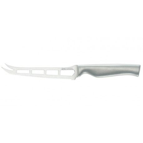 Cuchillo para cortar quesos blandos, de acero inoxidable de una pieza.