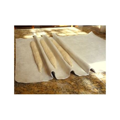 45x36cm - 2 piezas Robin Goods® 2x Tela de lino para la cocción del pan Tela para la cocción del pan hecha de lino 100% natural Ropa de panadero para la preparación de la masa y la cocción 