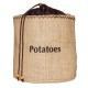 Bolsa de arpillera para patatas