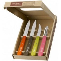 Set de 3 Cuchillos y Pelador "Les Essentiels du Cuisinier" de Opinel