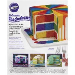 Molde Antiadherente de Tarta Ajedrez o Battenberg Gateau