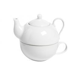 Tetera Individual de Porcelana con Taza