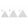 Peine de Reposteria Triangular para Decoración 