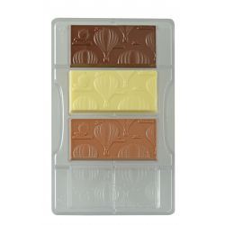 Molde para Tableta Chocolate Globos