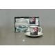 Set Tazas y Platos Espresso Ave Rosa