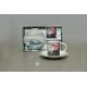 Set Tazas y Platos Espresso Ave Rosa