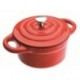 mini cocotte de hierro roja