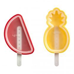 Molde para Helados Frutas Tropicales Lekue - Kit 4 Moldes