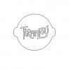 Plantilla o stencil tiramisu