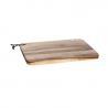 Tabla de madera de acacia rectangular