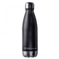 Botella Termo 500 ml - Negro/Plata