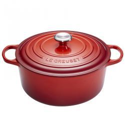 Cocotte Le Creuset 22 cm Redonda Cereza