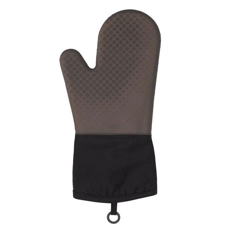 Guante de horno de silicona profesional extra largo, guantes de