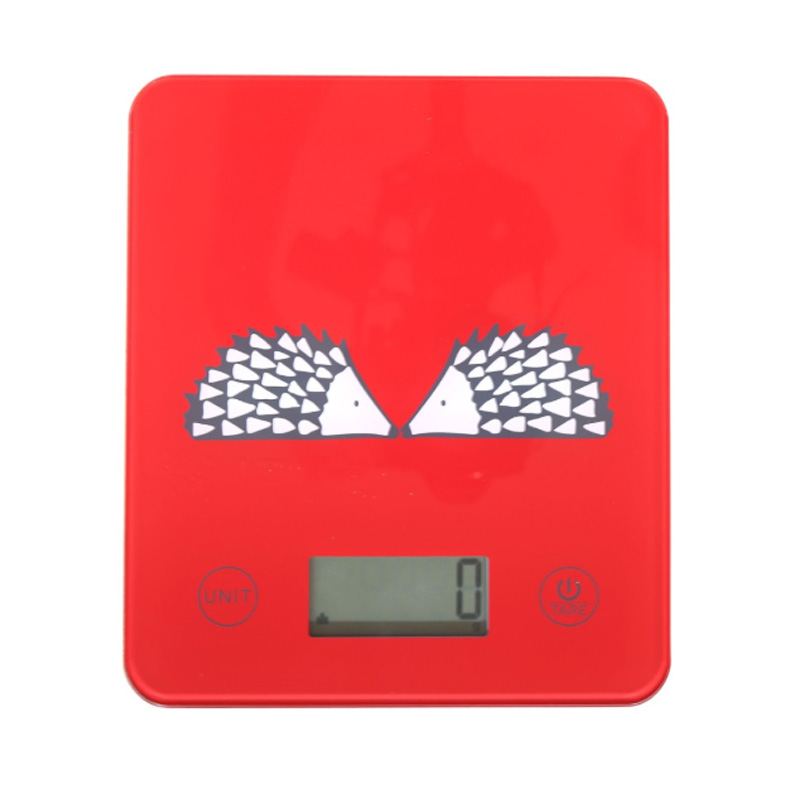 Báscula de Cocina Digital Erizo Rojo