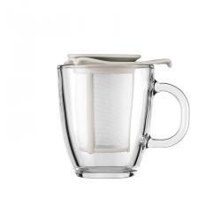 Taza de cristal con filtro Bodum de 0.35l