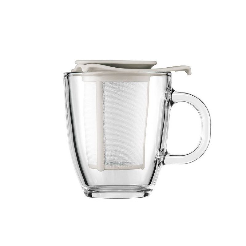 Taza de cristal con filtro Bodum de 0.35l