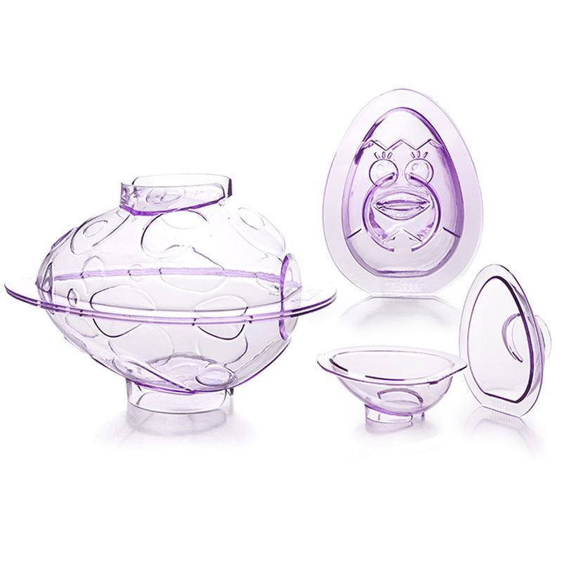 Comienzo ponerse nervioso Más grande Moldes de huevos de Pascua en 3D, 3 tamaños y 3 divertidos diseños.