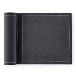 servilletas de lino negro