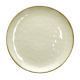 Fuente para Servir de Gres Circular crema