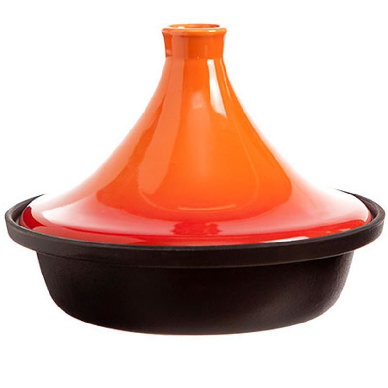 Tajine de hierro fundido, apto para inducción, de 30 cm. de diámetro.