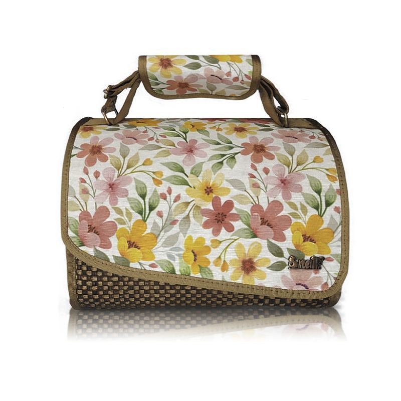 Bolsa Porta Alimentos Flores