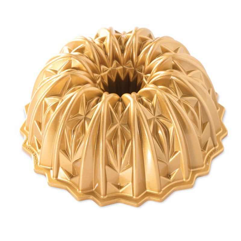 Molde bizcocho bundt Flor de Lis en aluminio colado con antiadherente.